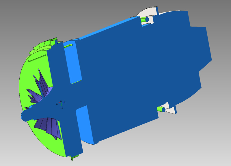 Innenleben eines CAD Modells entfernen und reine Außenhülle per Hüllgeometrie-Funktion erhalten