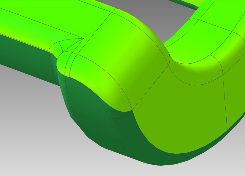 CAD Formenbau Trennungsverlauf erkennen Kunststoffteile